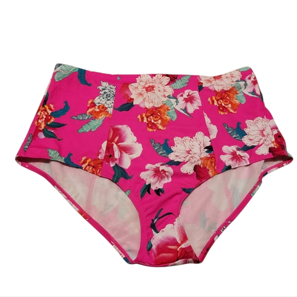 torrid Other - Women’s 2X Torrid High-Rise Ruched Floral Print Bikini Bottom